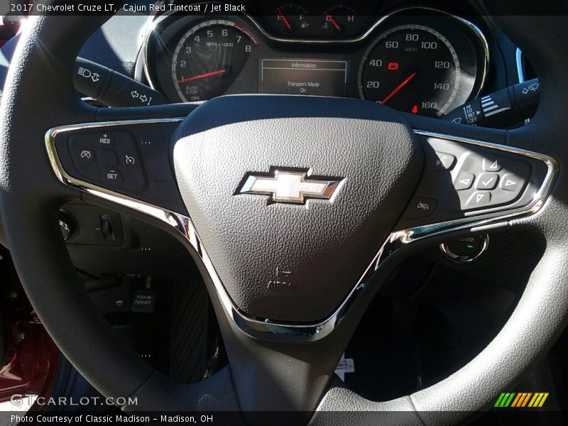 Cajun Red Tintcoat / Jet Black 2017 Chevrolet Cruze LT