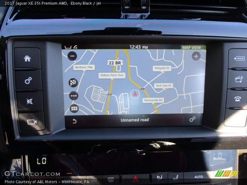 Ebony Black / Jet 2017 Jaguar XE 35t Premium AWD