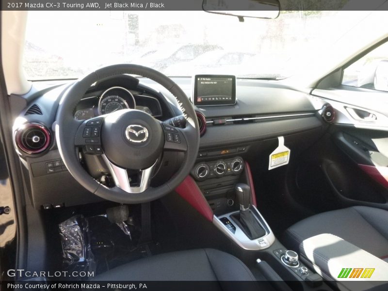 Jet Black Mica / Black 2017 Mazda CX-3 Touring AWD