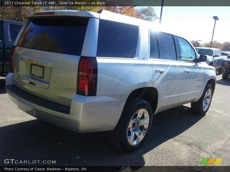 Silver Ice Metallic / Jet Black 2017 Chevrolet Tahoe LT 4WD