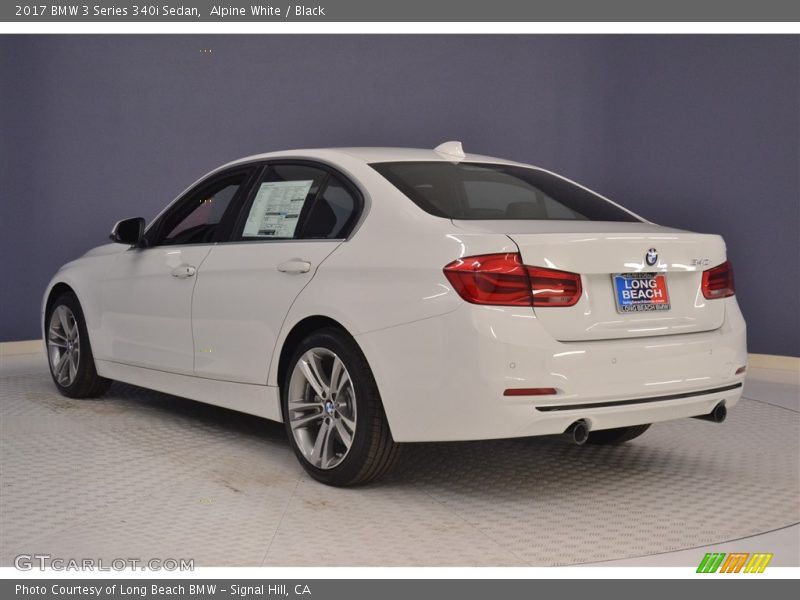 Alpine White / Black 2017 BMW 3 Series 340i Sedan