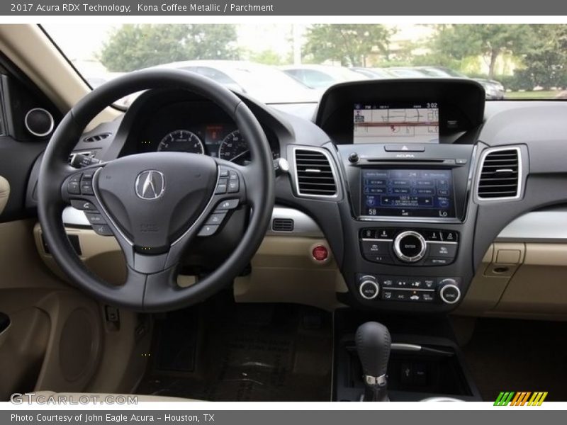 Kona Coffee Metallic / Parchment 2017 Acura RDX Technology