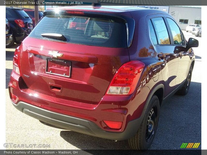 Crimson Metallic / Jet Black 2017 Chevrolet Trax LS