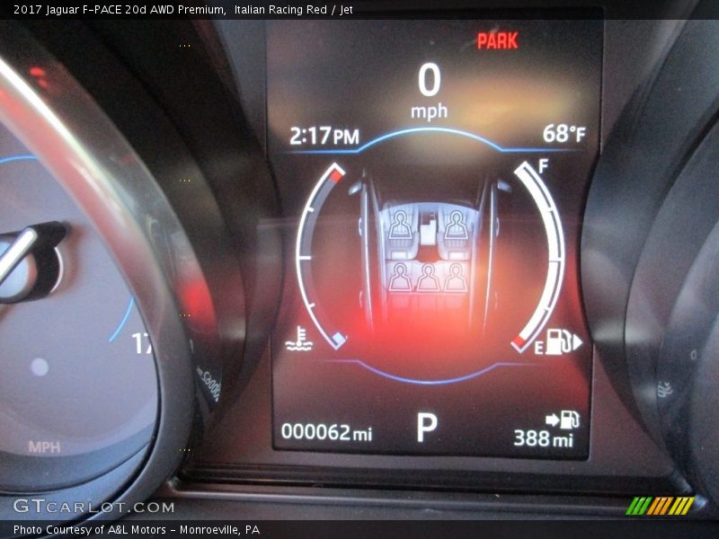 Italian Racing Red / Jet 2017 Jaguar F-PACE 20d AWD Premium