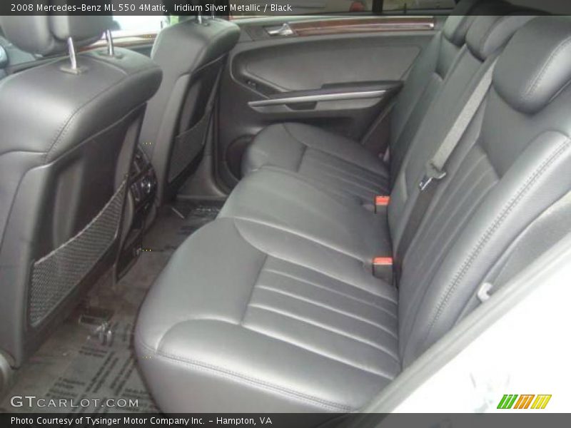 Iridium Silver Metallic / Black 2008 Mercedes-Benz ML 550 4Matic