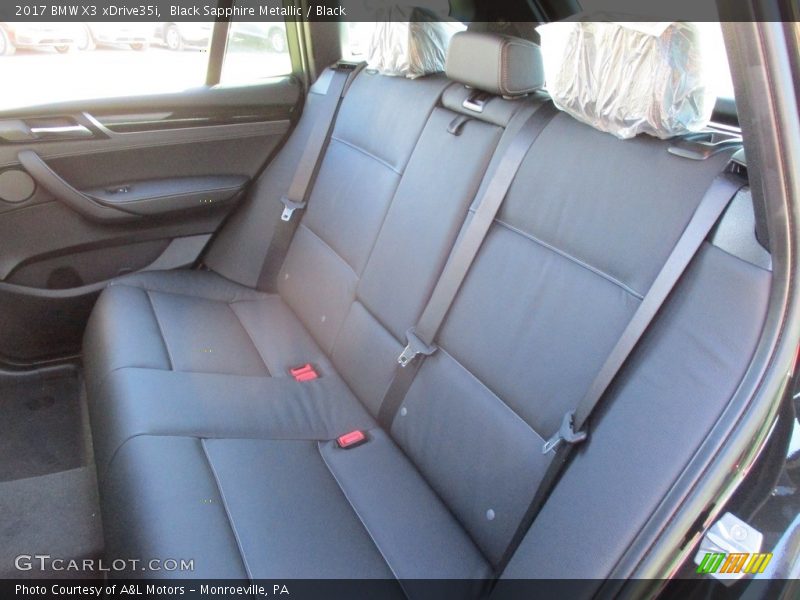 Black Sapphire Metallic / Black 2017 BMW X3 xDrive35i
