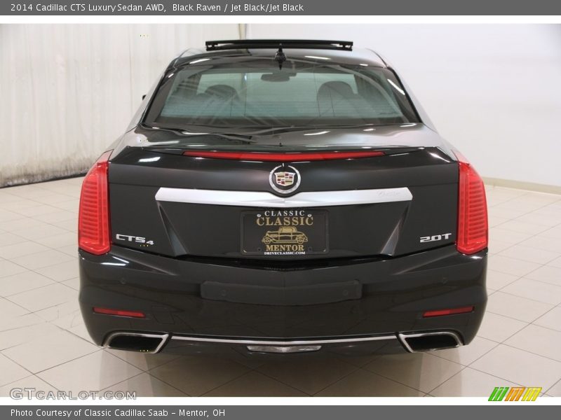 Black Raven / Jet Black/Jet Black 2014 Cadillac CTS Luxury Sedan AWD
