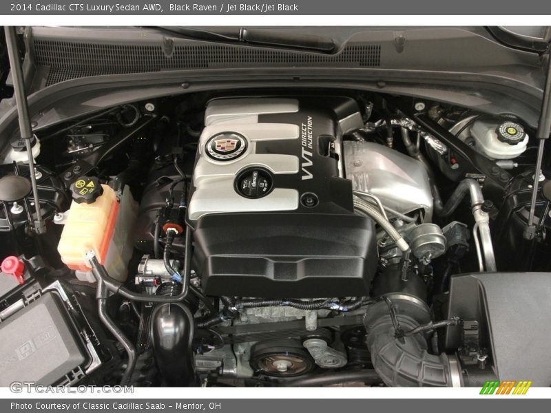 Black Raven / Jet Black/Jet Black 2014 Cadillac CTS Luxury Sedan AWD