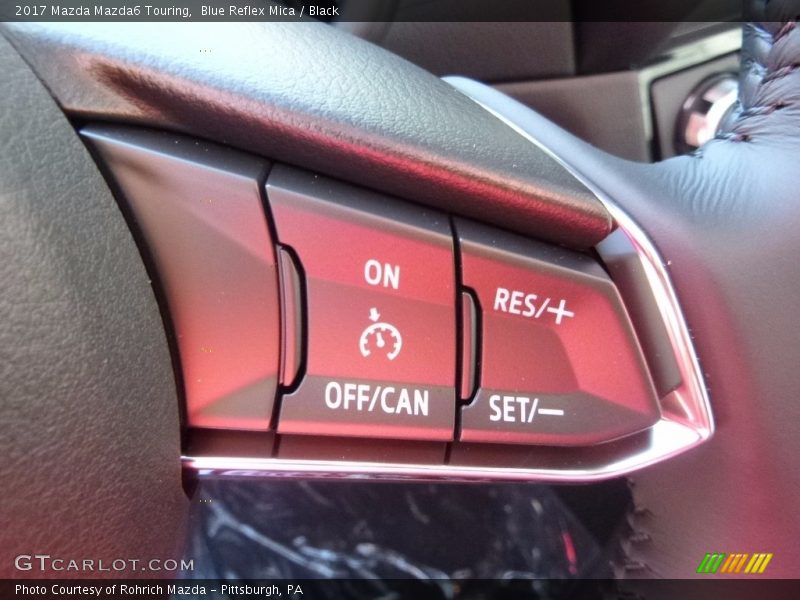 Blue Reflex Mica / Black 2017 Mazda Mazda6 Touring