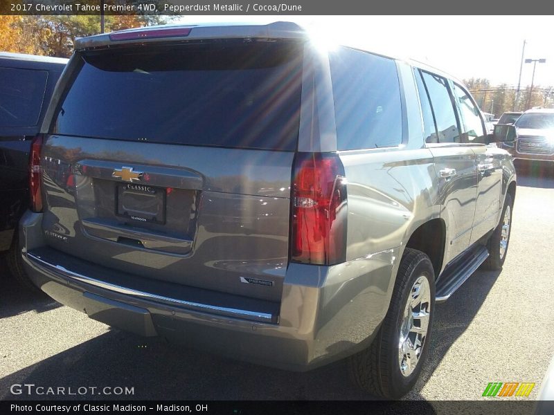 Pepperdust Metallic / Cocoa/Dune 2017 Chevrolet Tahoe Premier 4WD