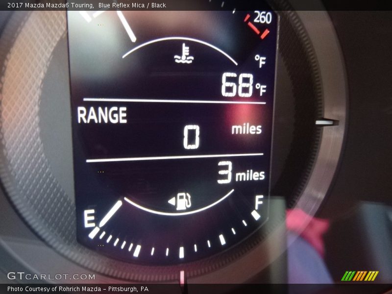 Blue Reflex Mica / Black 2017 Mazda Mazda6 Touring