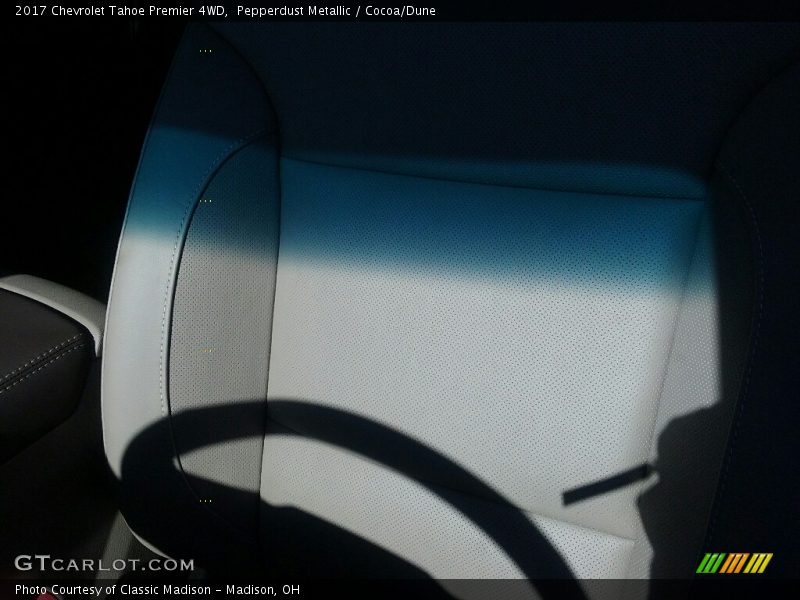 Pepperdust Metallic / Cocoa/Dune 2017 Chevrolet Tahoe Premier 4WD