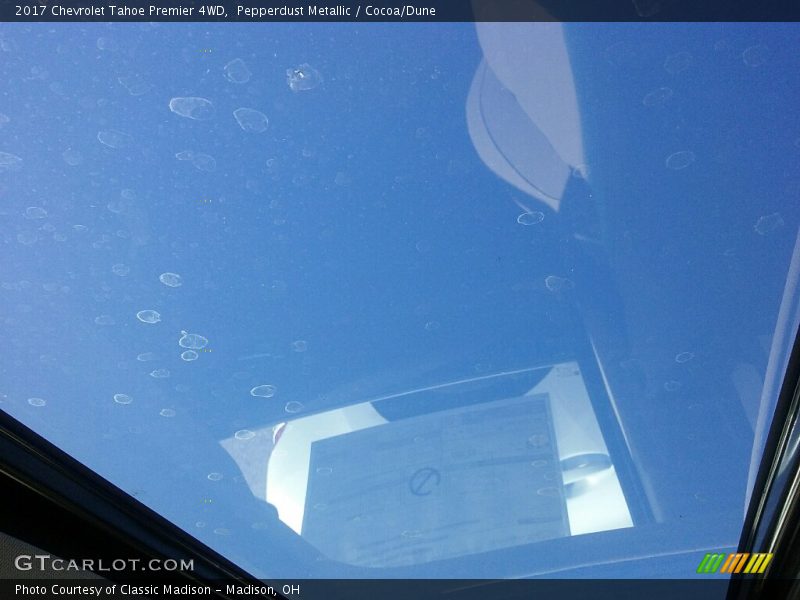 Pepperdust Metallic / Cocoa/Dune 2017 Chevrolet Tahoe Premier 4WD