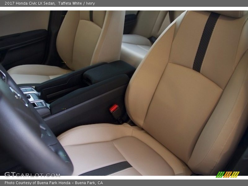 Taffeta White / Ivory 2017 Honda Civic LX Sedan
