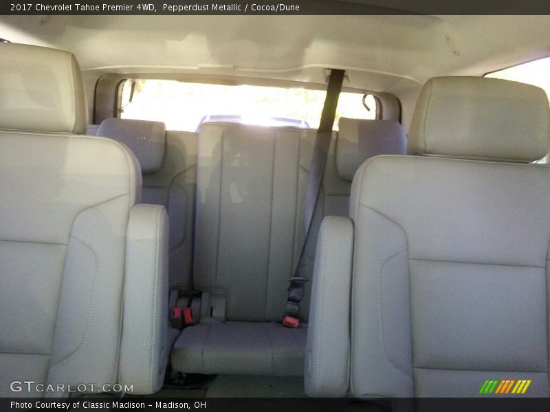 Pepperdust Metallic / Cocoa/Dune 2017 Chevrolet Tahoe Premier 4WD