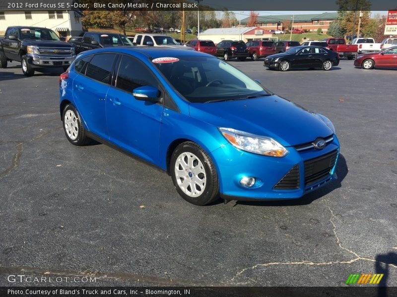 Blue Candy Metallic / Charcoal Black 2012 Ford Focus SE 5-Door