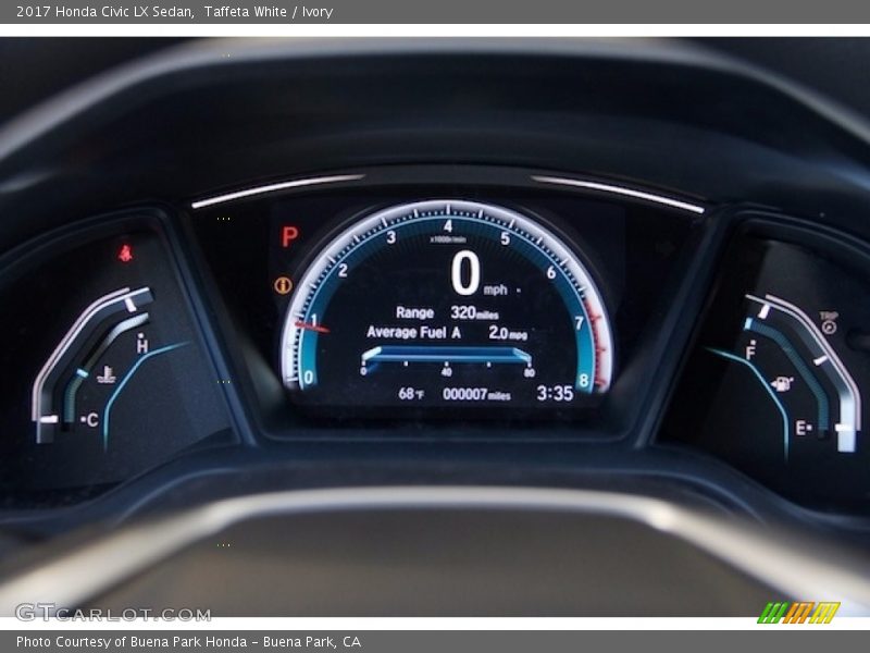 Taffeta White / Ivory 2017 Honda Civic LX Sedan