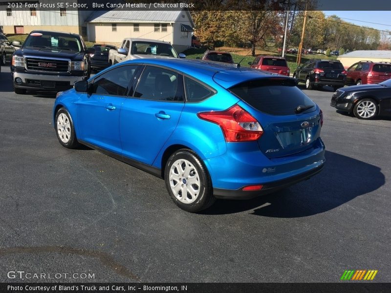 Blue Candy Metallic / Charcoal Black 2012 Ford Focus SE 5-Door
