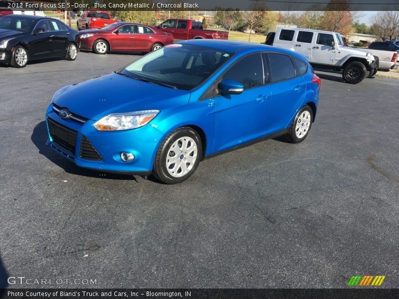 Blue Candy Metallic / Charcoal Black 2012 Ford Focus SE 5-Door