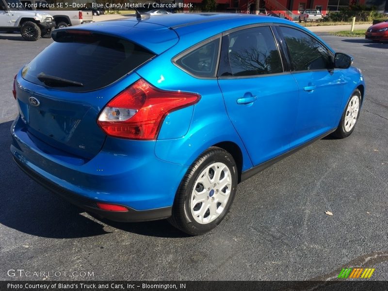 Blue Candy Metallic / Charcoal Black 2012 Ford Focus SE 5-Door