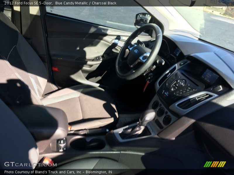 Blue Candy Metallic / Charcoal Black 2012 Ford Focus SE 5-Door