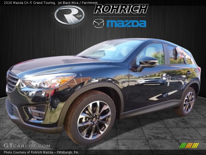 Jet Black Mica / Parchment 2016 Mazda CX-5 Grand Touring