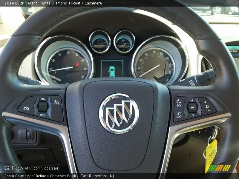 White Diamond Tricoat / Cashmere 2014 Buick Verano