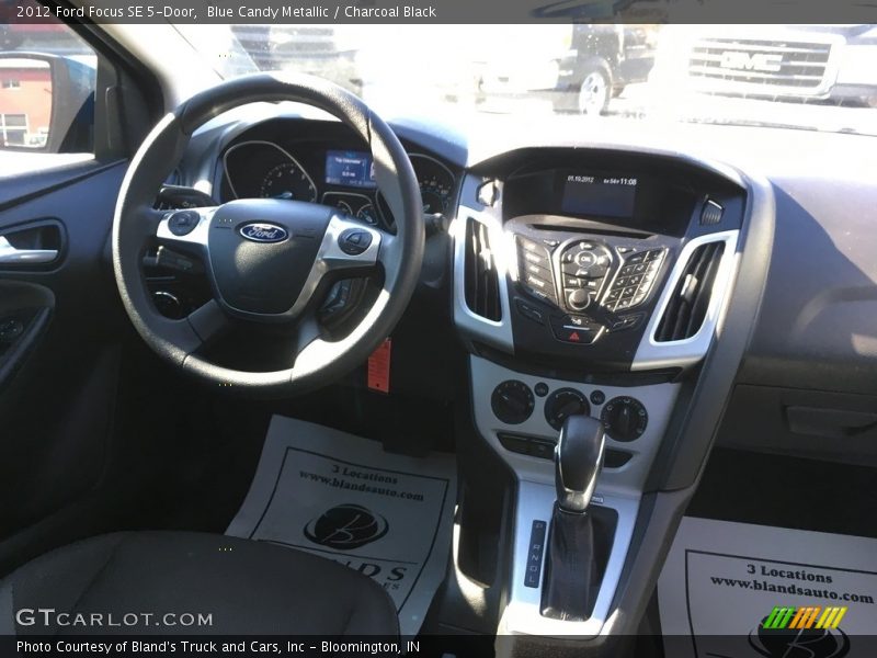Blue Candy Metallic / Charcoal Black 2012 Ford Focus SE 5-Door