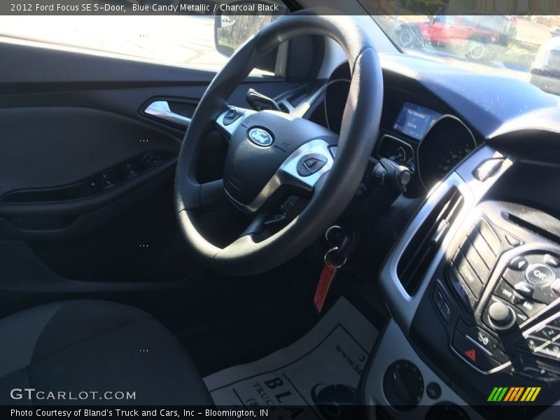 Blue Candy Metallic / Charcoal Black 2012 Ford Focus SE 5-Door