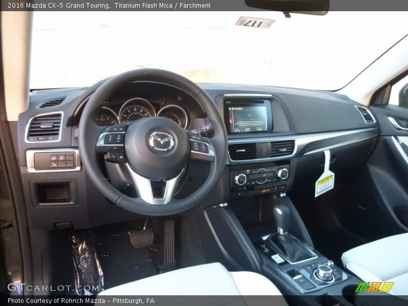 Titanium Flash Mica / Parchment 2016 Mazda CX-5 Grand Touring