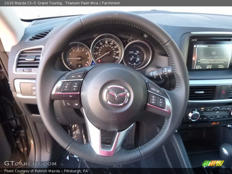 Titanium Flash Mica / Parchment 2016 Mazda CX-5 Grand Touring