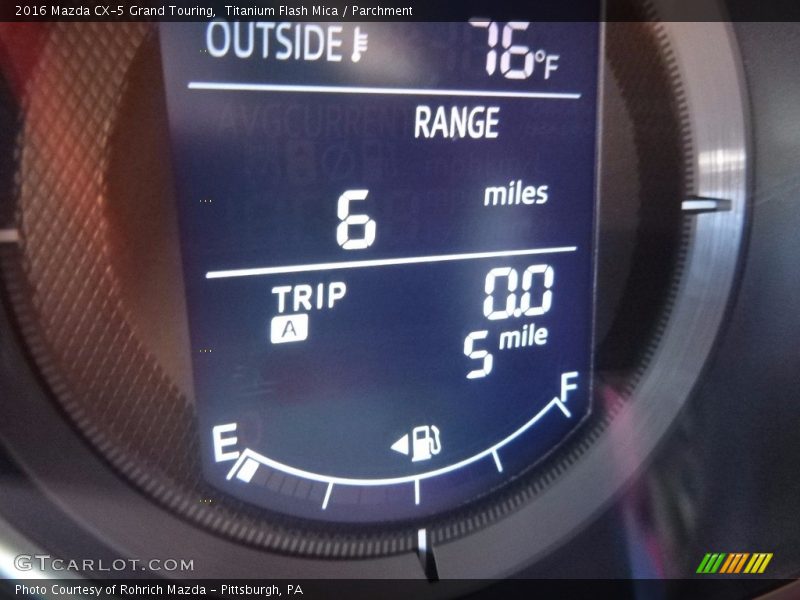 Titanium Flash Mica / Parchment 2016 Mazda CX-5 Grand Touring