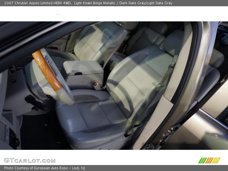 Light Khaki Beige Metallic / Dark Slate Gray/Light Slate Gray 2007 Chrysler Aspen Limited HEMI 4WD