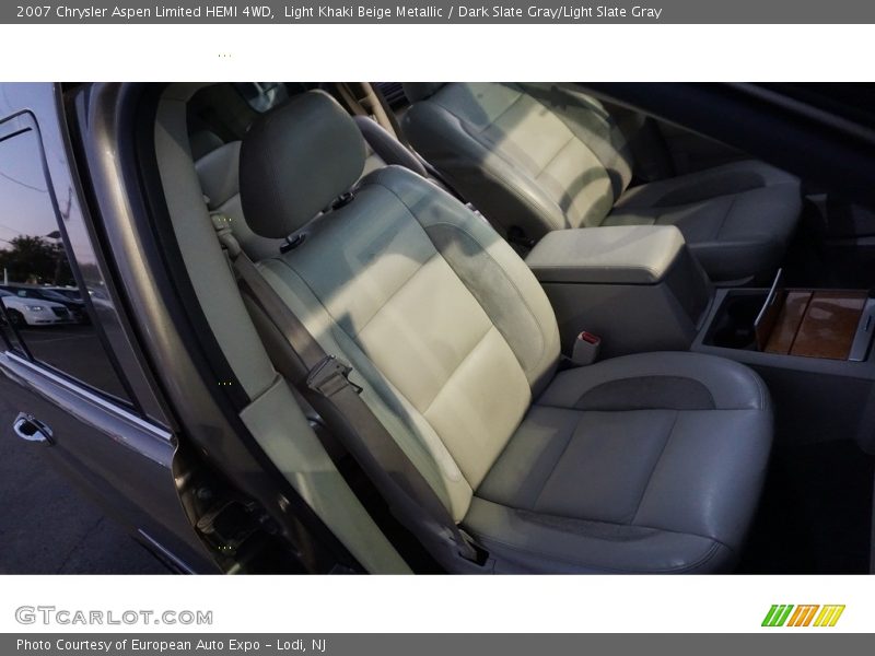Light Khaki Beige Metallic / Dark Slate Gray/Light Slate Gray 2007 Chrysler Aspen Limited HEMI 4WD
