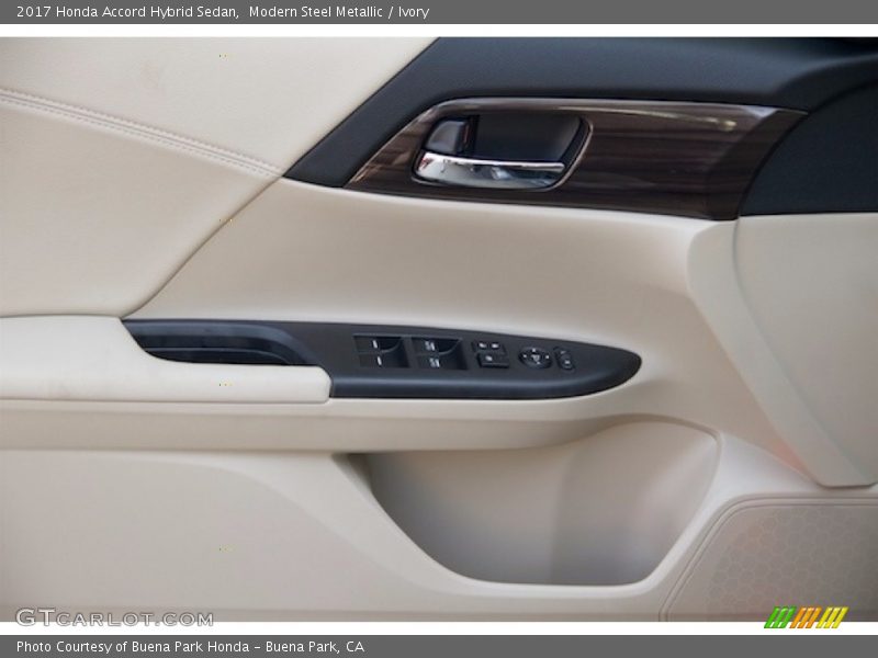 Modern Steel Metallic / Ivory 2017 Honda Accord Hybrid Sedan