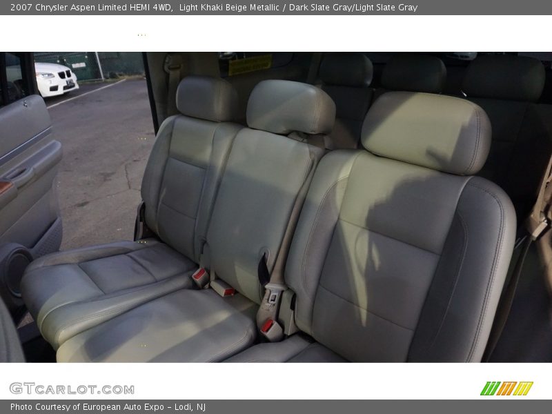 Light Khaki Beige Metallic / Dark Slate Gray/Light Slate Gray 2007 Chrysler Aspen Limited HEMI 4WD