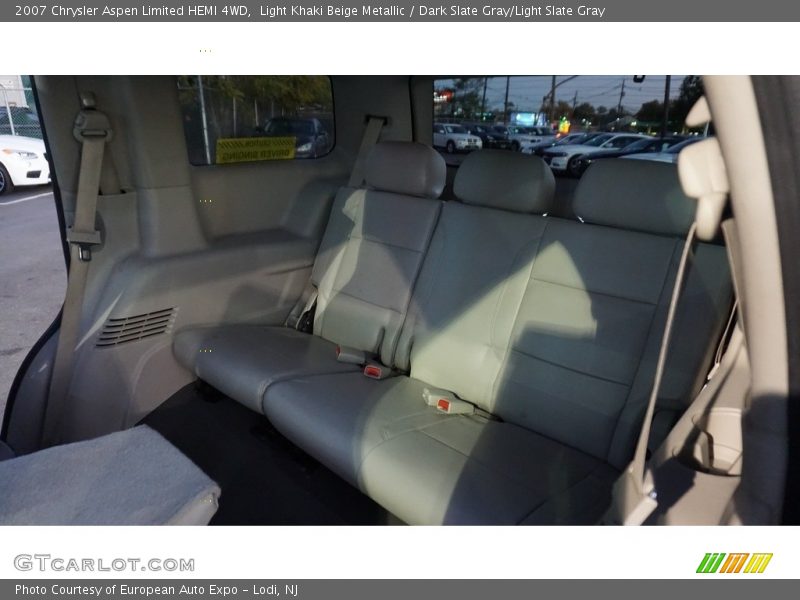 Light Khaki Beige Metallic / Dark Slate Gray/Light Slate Gray 2007 Chrysler Aspen Limited HEMI 4WD