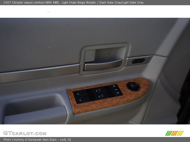 Light Khaki Beige Metallic / Dark Slate Gray/Light Slate Gray 2007 Chrysler Aspen Limited HEMI 4WD