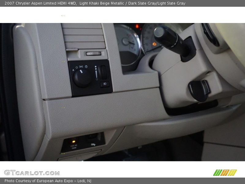 Light Khaki Beige Metallic / Dark Slate Gray/Light Slate Gray 2007 Chrysler Aspen Limited HEMI 4WD