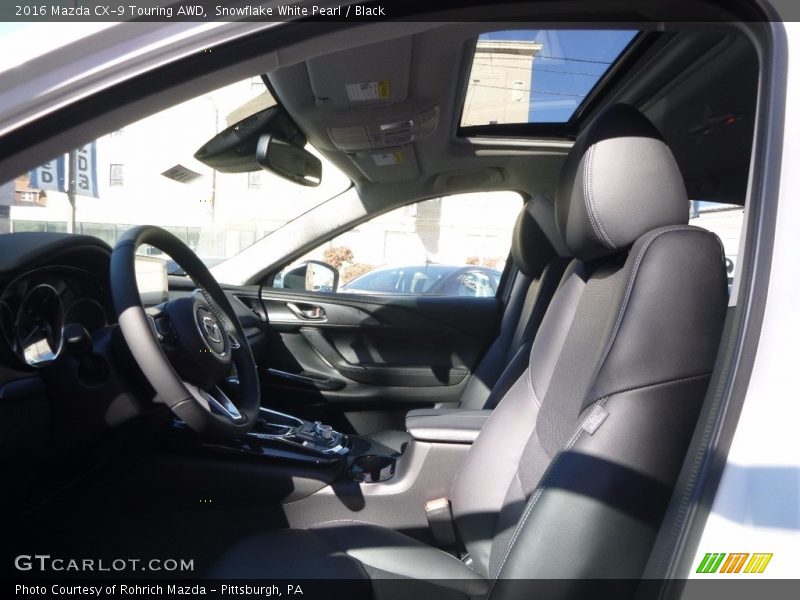 Snowflake White Pearl / Black 2016 Mazda CX-9 Touring AWD