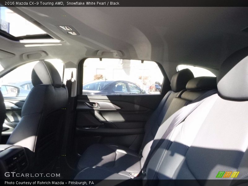 Snowflake White Pearl / Black 2016 Mazda CX-9 Touring AWD