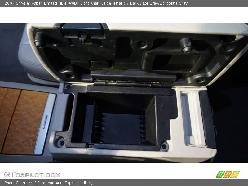 Light Khaki Beige Metallic / Dark Slate Gray/Light Slate Gray 2007 Chrysler Aspen Limited HEMI 4WD