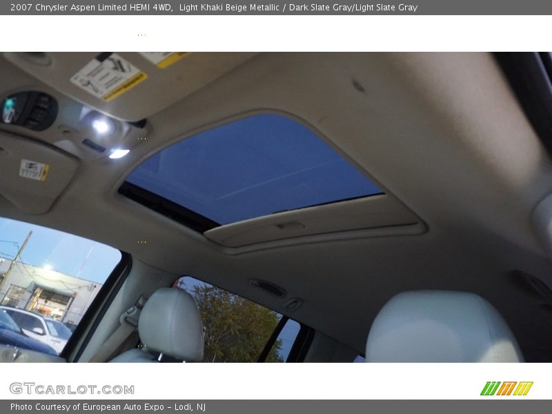 Light Khaki Beige Metallic / Dark Slate Gray/Light Slate Gray 2007 Chrysler Aspen Limited HEMI 4WD