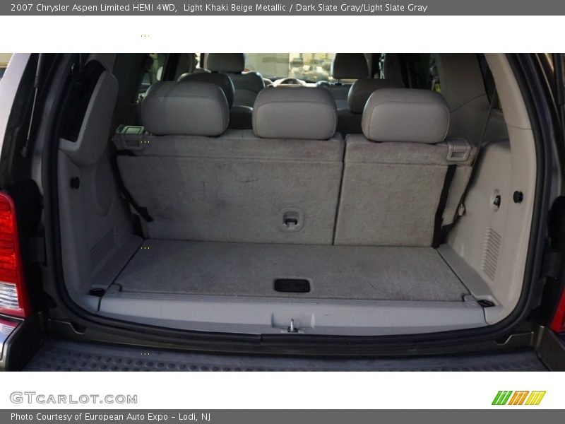 Light Khaki Beige Metallic / Dark Slate Gray/Light Slate Gray 2007 Chrysler Aspen Limited HEMI 4WD