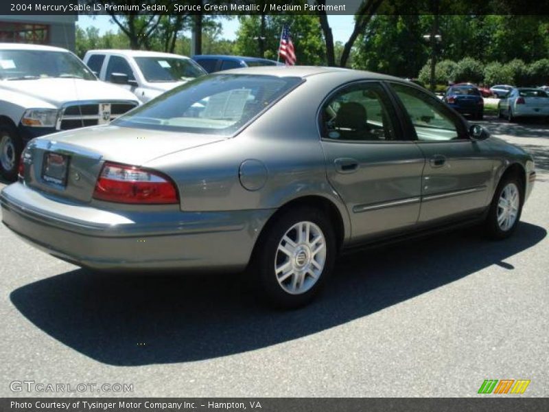 Spruce Green Metallic / Medium Parchment 2004 Mercury Sable LS Premium Sedan