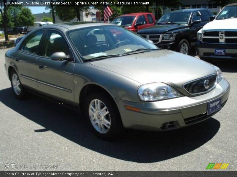 Spruce Green Metallic / Medium Parchment 2004 Mercury Sable LS Premium Sedan