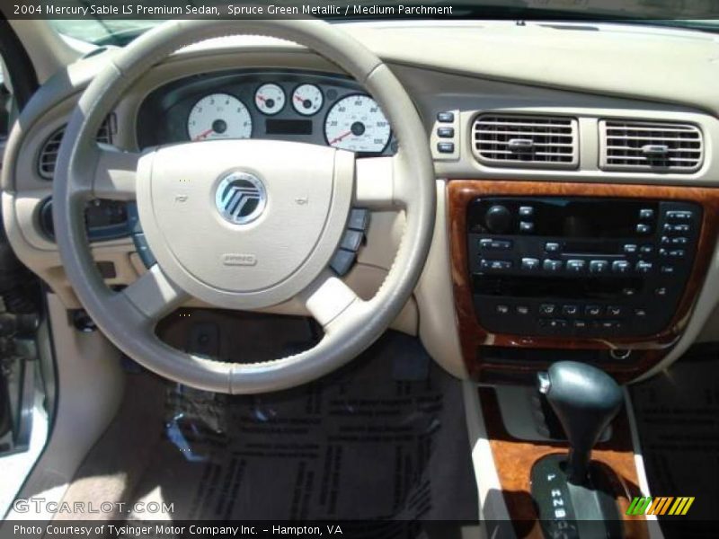 Spruce Green Metallic / Medium Parchment 2004 Mercury Sable LS Premium Sedan