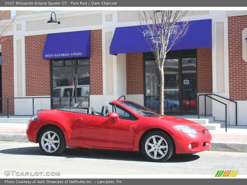 Pure Red / Dark Charcoal 2007 Mitsubishi Eclipse Spyder GT