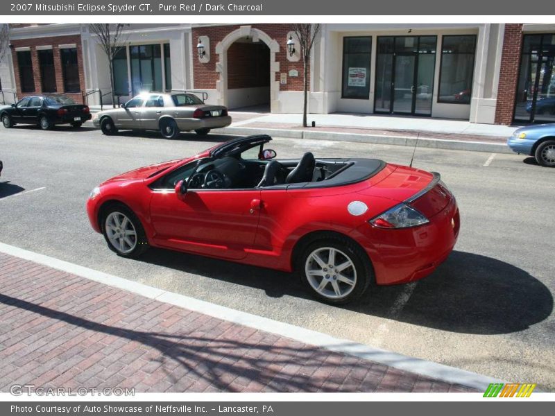 Pure Red / Dark Charcoal 2007 Mitsubishi Eclipse Spyder GT