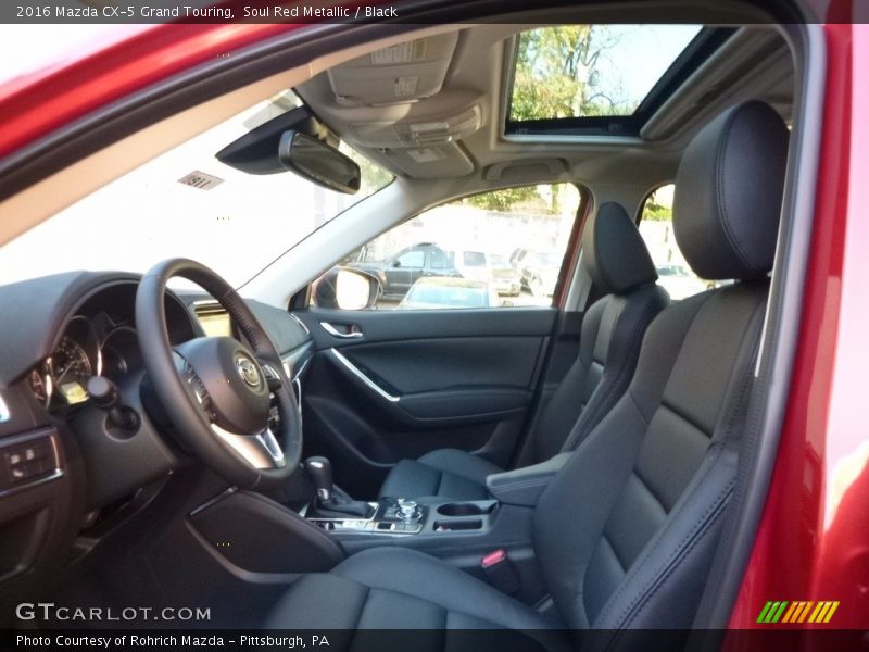 Soul Red Metallic / Black 2016 Mazda CX-5 Grand Touring
